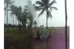 Bravo 600 Cannon 40s Spraying Coconut Palms-Video