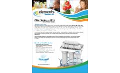 Aqua Sure - Model Filter Series - UF-5 - Reverse Osmosis (RO) Systems - Brochure