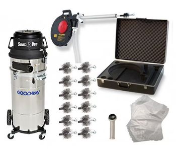 Goodway - Model SAM-3-20-DELUXE-2-1/2 - Firetube Boiler Tube Cleaning Kit