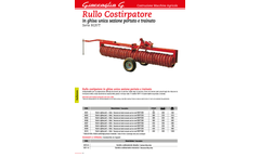 Giaccaglia - Mounted and Trailed Monoaxle Cast Iron Roller Brochure