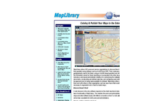 MapLibrary - Thematic Maps Drawings Software Brochure