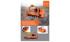Model PSZ Series - Side Shift Rotary Tiller Brochure