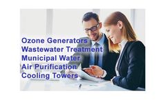 Ozone Technology Consultancy - Wastewater Treatment, Municipal Water, Sewage, Air and Soil