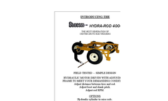 Stoess - Model 4000 - Hydra Rod Weeder - Brochure