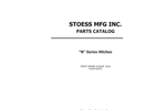 Stoess - Model N Series - Hitches - Manual