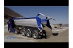 Semitrailers with Rear Tipping Rounded Body video