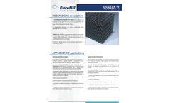 ONDA - Model 9 - Fill Pack Used In Cooling Towers - Datasheet