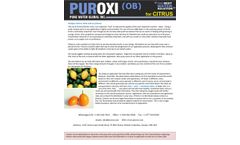 Effective Cleaning of Plumbing & Disinfection of Water for Citrus - Brochure