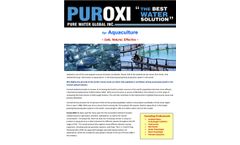 Effective Cleaning of Plumbing & Disinfection of Water for Aquaculture - Brochure