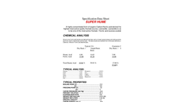 Super Hume - Organic Carbon/Humic Acid Brochure