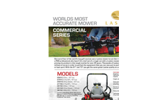 Lastec - Model XR700T - Pull Behind Finish Mower with Draw Bar Mount - Brochure