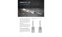 Darda - Model C2-C12 - Hydraulic Rock and Concrete Splitters - Brochure