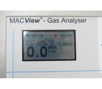 MacView - Model GA - Ethylene Postharvest Fixed Analyser