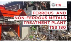 Ferrous and non ferrous metals shredding plant | Shredder TSS 180 - Video