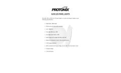 Protonix - Model 18W - Circular Slim LED Panel Lights - Brochure