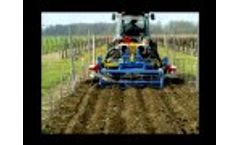 Cultivator for Vineyards with Inter-Row Blades, Pathfinder and a Cage Roller Spurs FUTURE FULL SPECIAL Video
