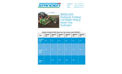 Baselier - Hydraulic Folding Full Width Rotary Hook Tine Cultivator Brochure