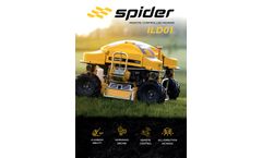 Spider - Model ILD01 - Slope Mower - Brochure