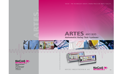 Artes - Model 460 - Automatic Relay Test Systems Brochure