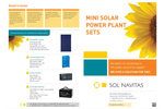 Sol Navitas - Mini Solar Power Plants Brochure