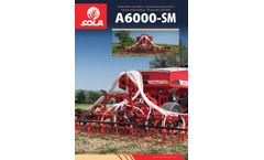 Model A-6000 SM - Pneumatic Seed Drills Brochure