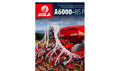 Model A-6000/NS PLUS - Pneumatic Seed Drills Brochure