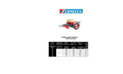 Zormpas - Model Lion - Seeding Machine - Datasheet