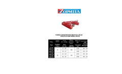 Zormpas - Model DPE.00 - Side Mounted Disc Harrows - Datasheet