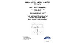 FilterBOSS Commander - Dual Filter Fuel System - Manual