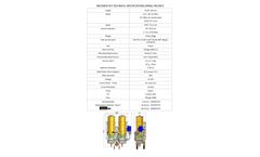 Keenan - Model MK240DP - Dual Filter Fuel System - Specifications Sheet