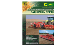 Saturn – Neptun - Combined Cultivators for Preparation of Seedbed - Brochure