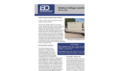 LBD - Model MV Series - 5 kV - 15 kV - Medium-Voltage Substation Style Load Banks  Brochure