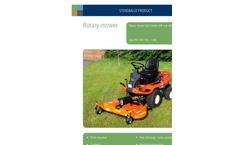 GMR - Model TM 2W1300 - Mechanical Rotary Mower - Brochure