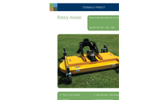 GMR Maskiner - Model TH 1300-1500 - Hydraulic Rotary Mower - Brochure