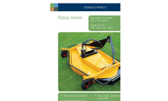 GMR Maskiner - Model FR 1300-1500 LH - Hydraulic Rotary Mower - Brochure
