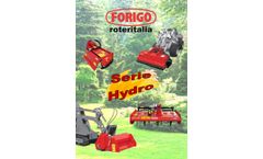 Forigo - Model F1 - Soil Preparation and Grass/Pruning Shredding Machine - Brochure