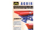 Aguirre - Model AC - Mounted 1 Disc Fertiliser Spreaders for Precision Farming - Brochure