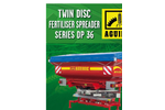Aguirre - Model DP 36 - Double Disc Fertiliser Spreader for Precision Farming - Brochure