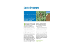 Sludge Treatment Reed Beds Plant (STRB) Brochure