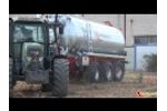 Slurry Tanker 23,000 Liters 3 Axles Video