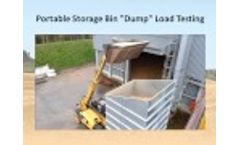 Portable Storage Bin `Dump` Load Testing Video