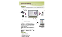 PlantControl - Model FA - Frost Alarm System Brochure