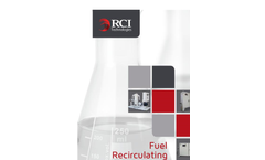 RCI Technologies - Model FRS 5 - Fuel Recirculating System - Brochure
