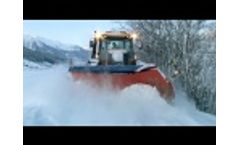 Hauer Snow Plough in Action - JCB  Video