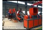 3 T/H copper aluminum radiator recycling machine in India