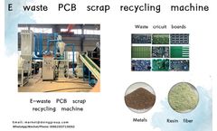 99% separating rate Waste PCB recycling plant to recycle precious metals from waste circuit boards