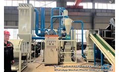 A recycling machine to separate precious metals from resin fiber out of waste circuit board - Circuit board scrap recycling machine