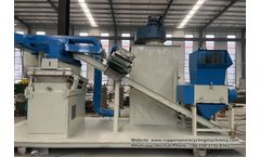 Cable wire granulator for separating copper out for making money