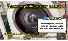 How to separate aluminium from plastic? - Aluminium Plastic Separation And Recycling Machine
