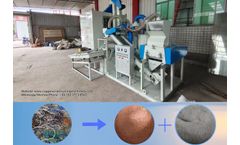 Scrap Copper Cable PVC Insulated Wire Recycling Machine With A High 99.9% Separator Rate For Cable Recycling